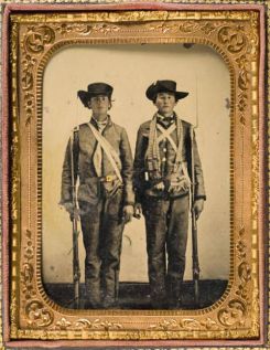 10 - 4th TX (Brothers, Privates Emzy Taylor (left) and G. M. Taylor, Company E)